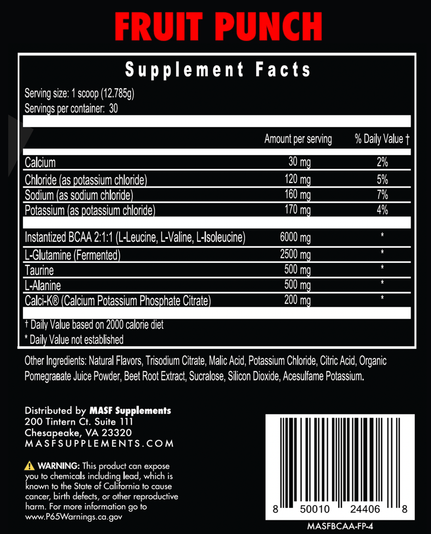 MASF Recovery BCAA