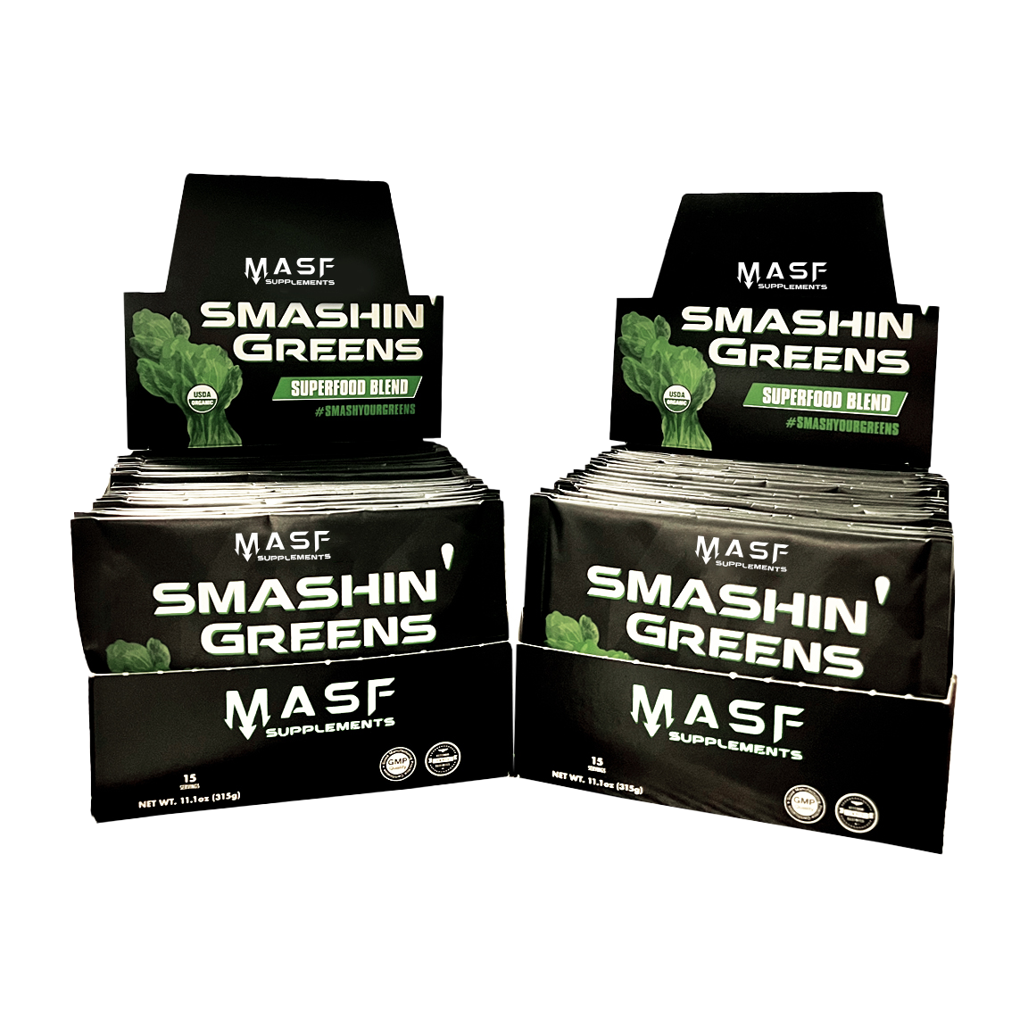 Paquetes individuales de Smashin' Greens